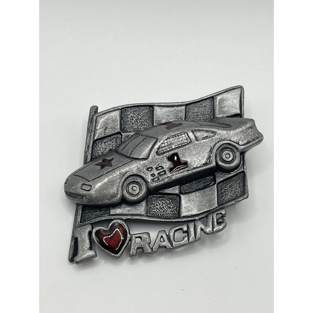 Signed DaneCraft I Love Racing #1 Pewter NOS